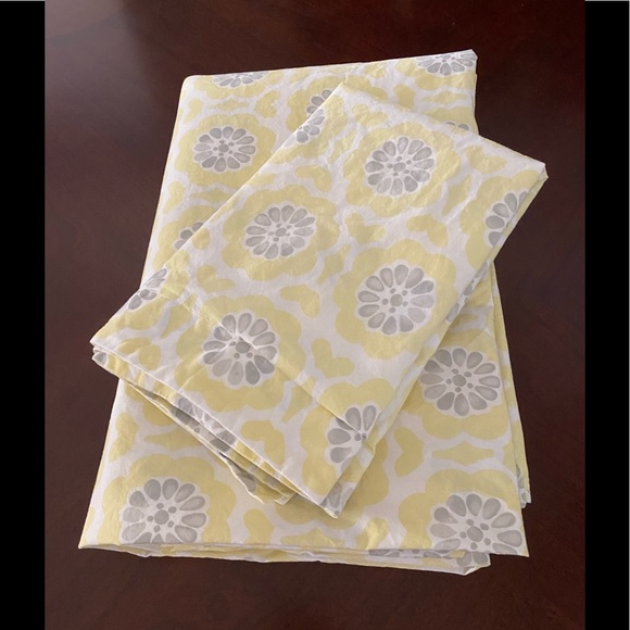 Pottery Barn Kids Bedding Pottery Barn Kids Twin Yellow Floral
